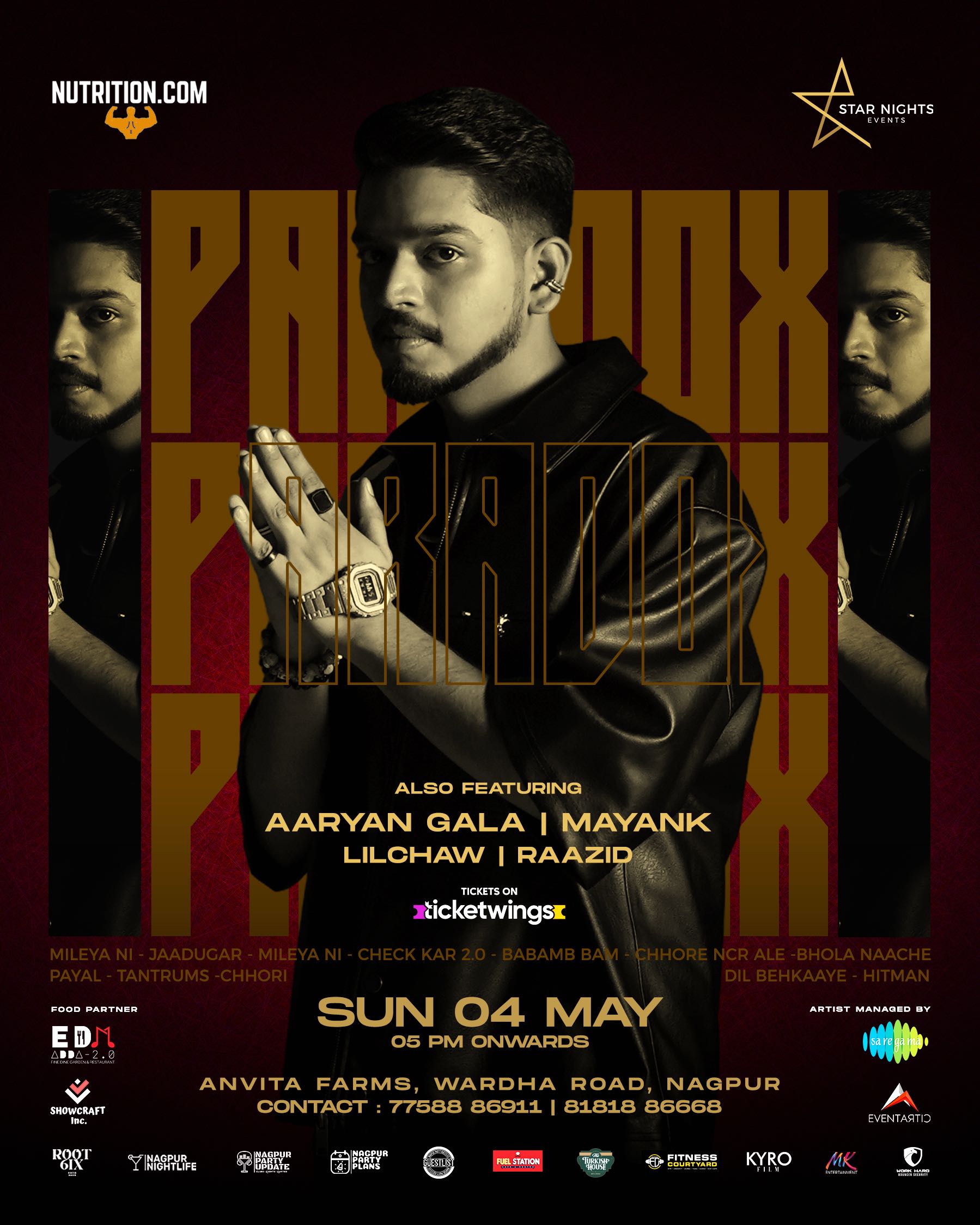 Paradox On Stage Rapper Paradox Live Concert || TicketWings