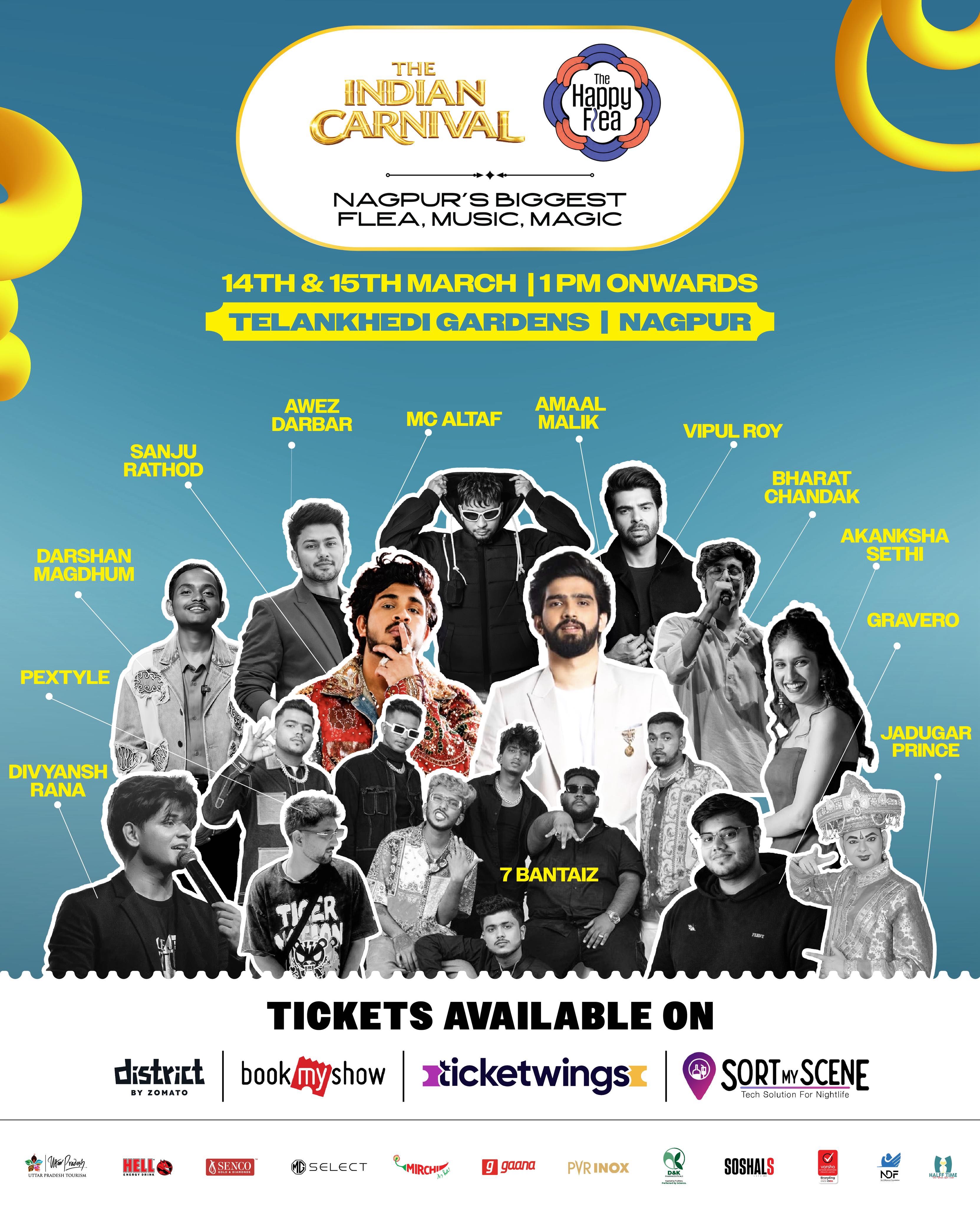The Indian Carnival x The Happy Flea || TicketWings